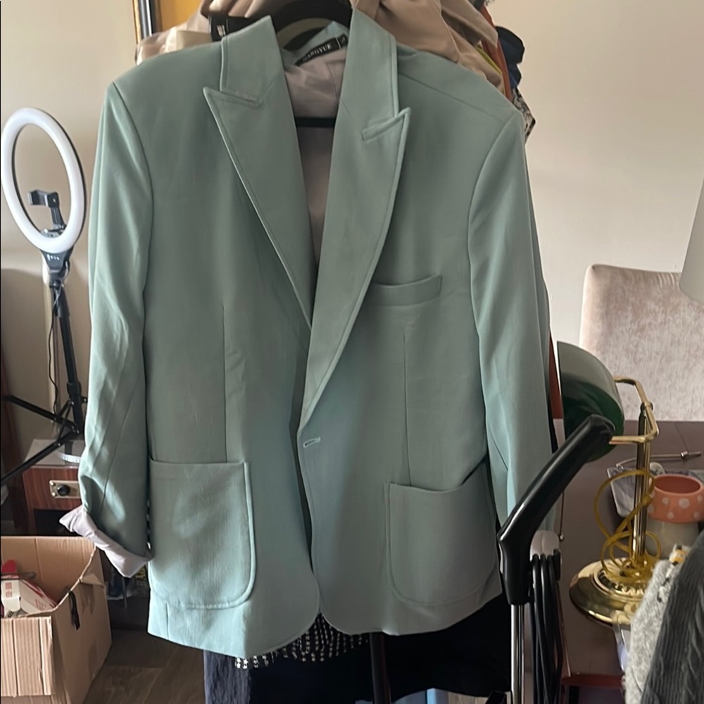 25. Women’s Mint Green Blazer
